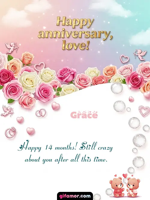 Happy anniversary, love! V Grace