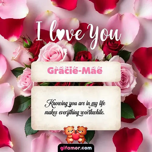I love you V Gracie-Mae