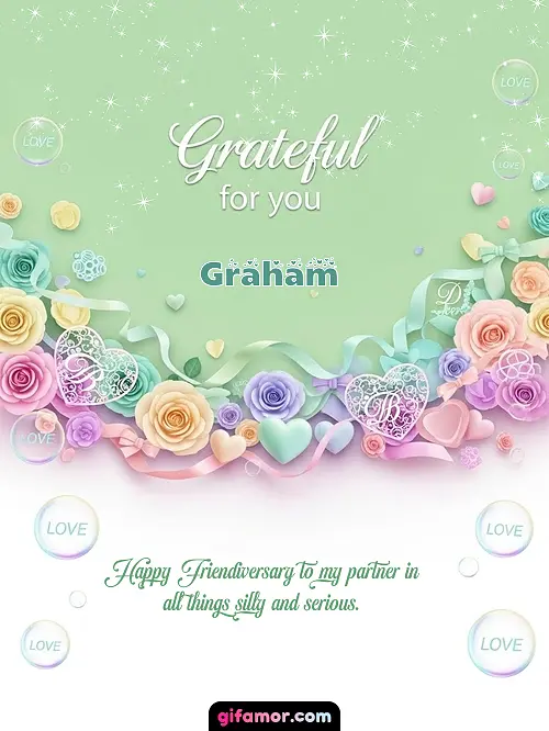 Grateful for you! III Graham