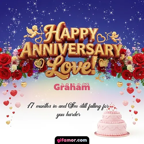 Happy one month anniversary, love! Graham