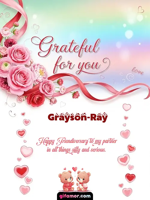 Grateful for you! II Grayson-Ray