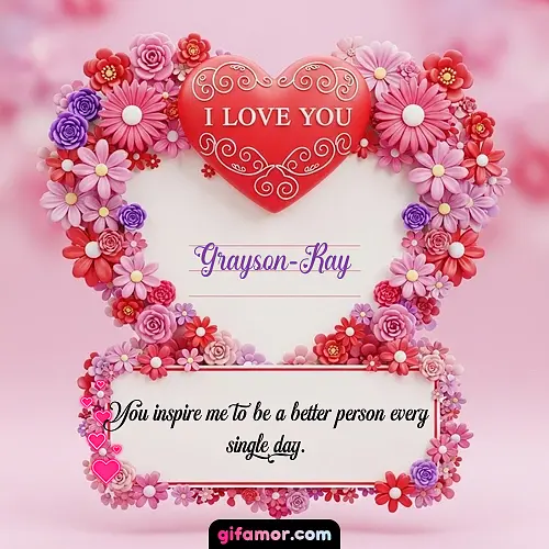 I Love You IX Grayson-Ray