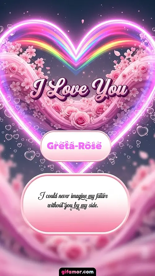 I Love You XXVIII Greta-Rose