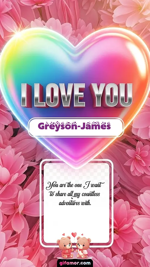 I Love You XXVII Greyson-James