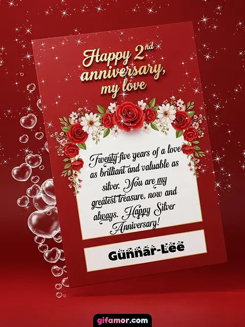 Happy 2st anniversary, my love II Gunnar-Lee