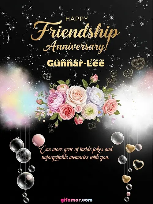 Happy friendship anniversary! II Gunnar-Lee