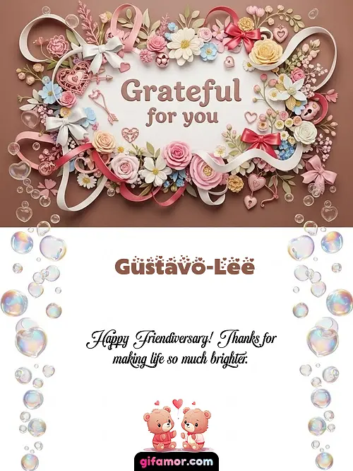 Grateful for you Gustavo-Lee