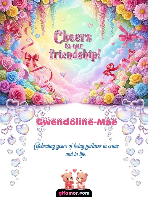 Cheers to our friendship! I Gwendoline-Mae