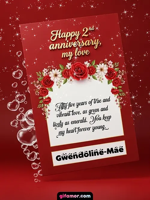 Happy 2st anniversary, my love II Gwendoline-Mae