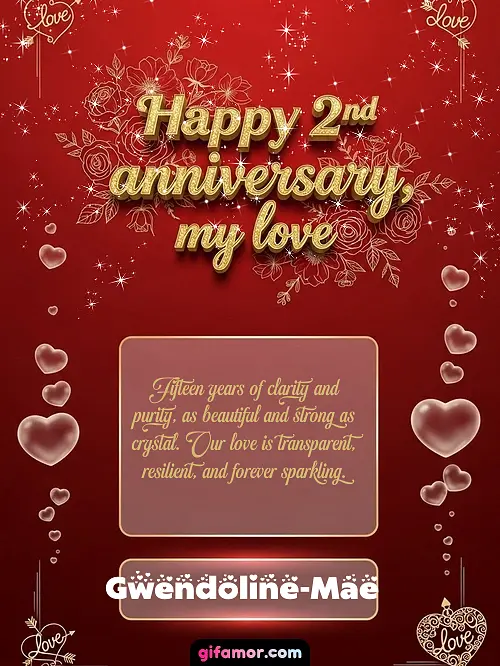 Happy 2st anniversary, my love III Gwendoline-Mae