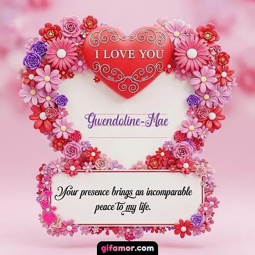 I Love You IX Gwendoline-Mae